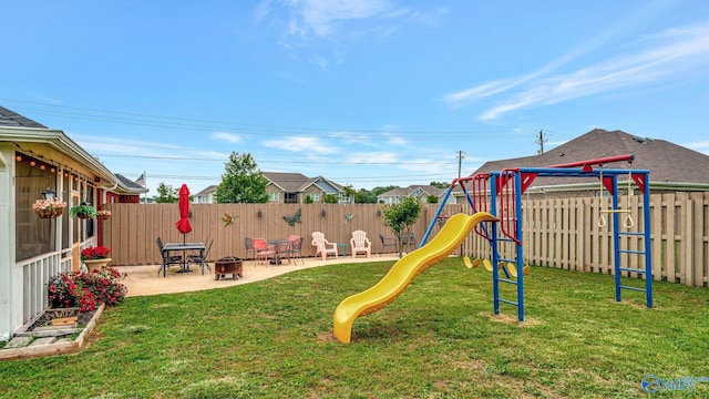 112 Bullard Rd, Hazel Green, AL 35750 - view of playground with a patio