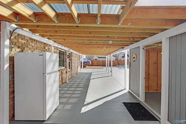view of stable
