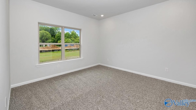 14 Moon Dr, Scottsboro, AL 35769 - unfurnished room with carpet floors, baseboards, and recessed lighting