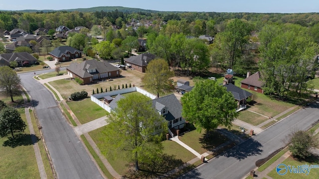 130 Kingswood Dr, Huntsville, AL 35806 - drone / aerial view with a view of trees and a residential view