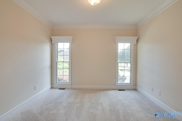 102 Twin Island Cir, Madison, AL 35758 - carpeted empty room featuring crown molding and baseboards
