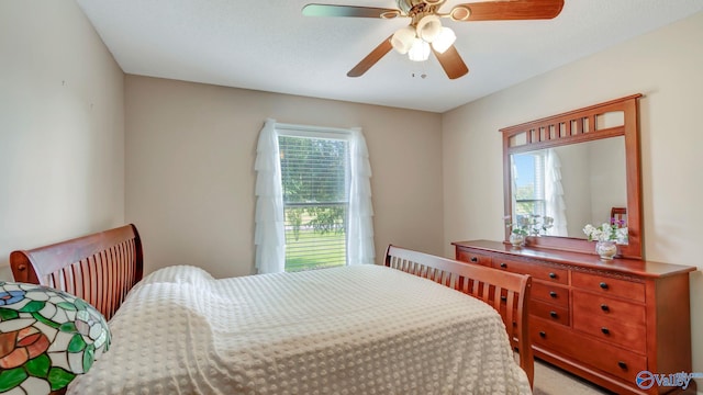 565 Joe Quick Rd, Hazel Green, AL 35750 - bedroom featuring ceiling fan