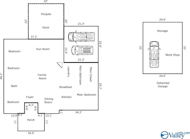 565 Joe Quick Rd, Hazel Green, AL 35750 - property floor plan
