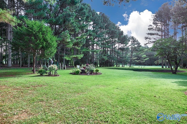 surrounding community featuring a yard