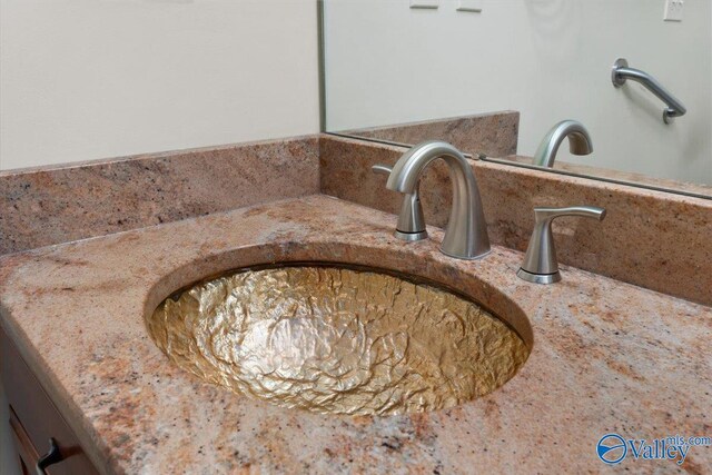 interior details featuring sink