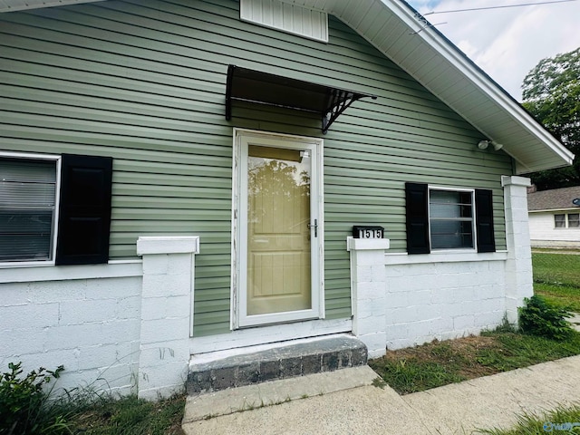 view of entrance to property