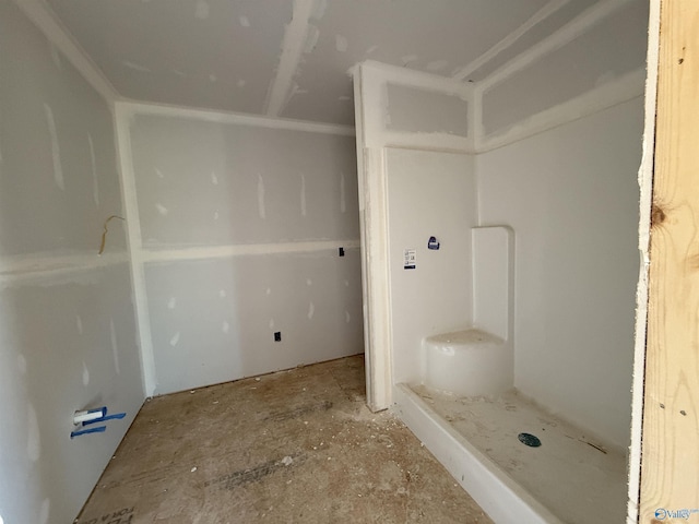 bathroom with walk in shower