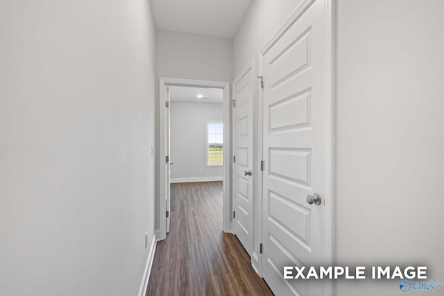 2000 Austin Dr NE, Cullman, AL 35058 - corridor with dark wood-type flooring and baseboards