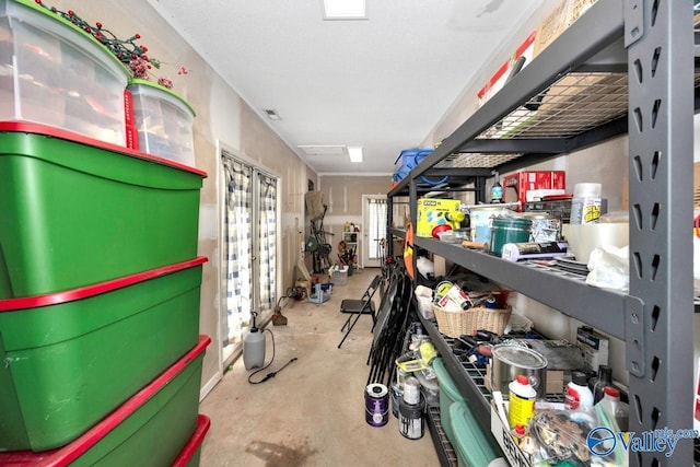 storage area with visible vents