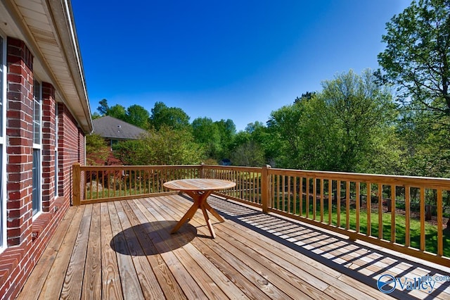 view of deck