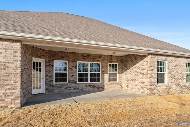 rear view of house featuring a patio area