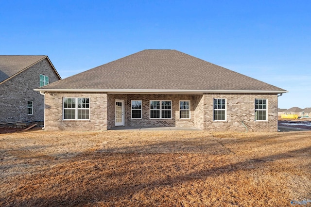 back of house featuring a patio