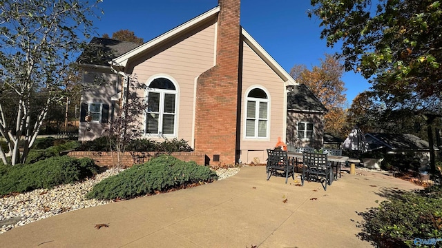 exterior space with a patio area