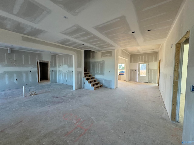 view of unfurnished living room