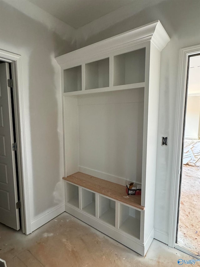 view of mudroom