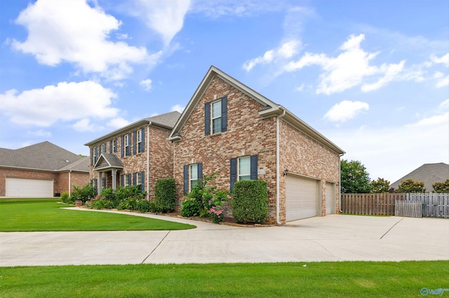 4513 Stone Park Cir, Owens Cross Roads, AL 35763 - view of front of property with concrete driveway and brick siding