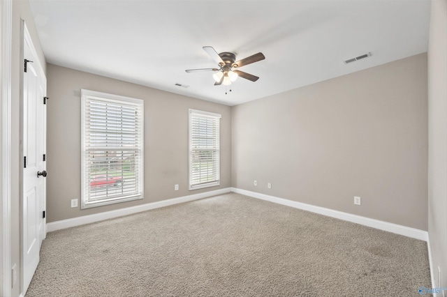 4513 Stone Park Cir, Owens Cross Roads, AL 35763 - unfurnished room featuring a ceiling fan and carpet flooring