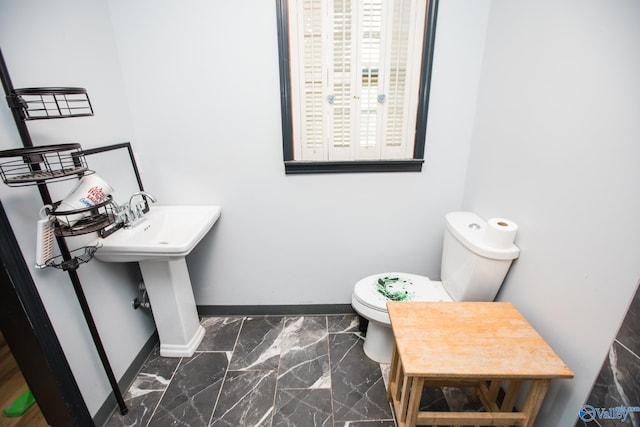 bathroom with toilet