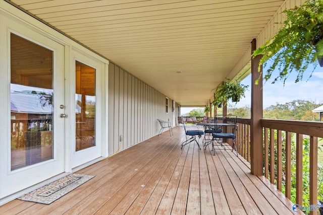 view of deck