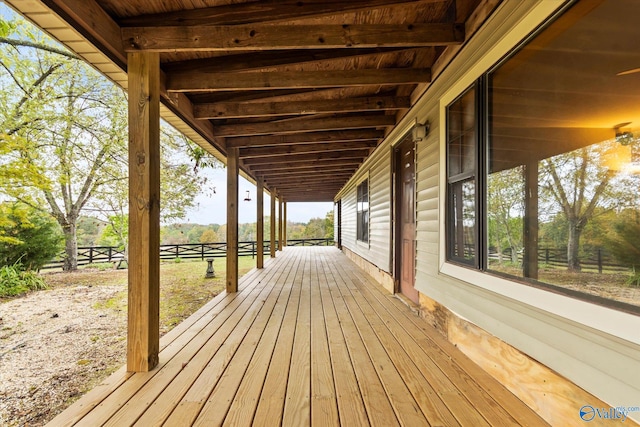 view of deck