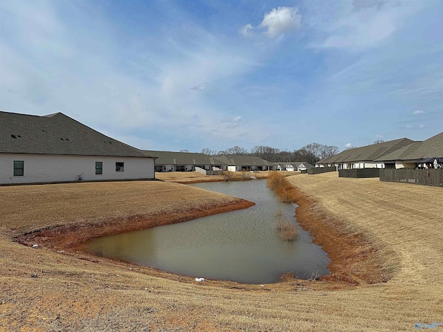 view of water feature featuring a residential view