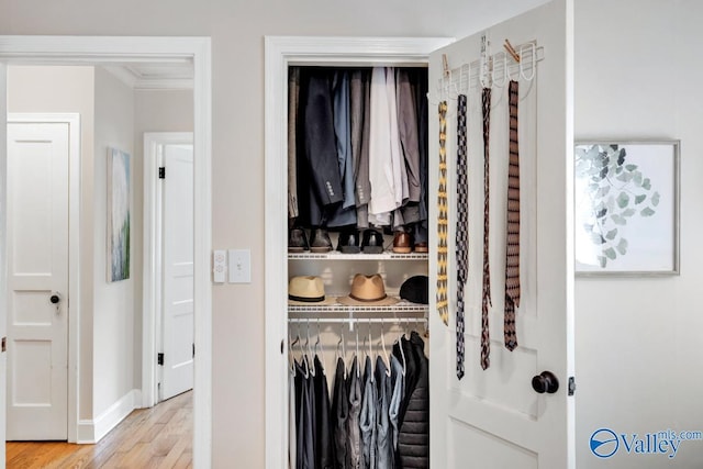 view of closet