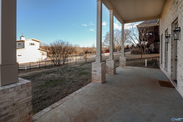 view of patio