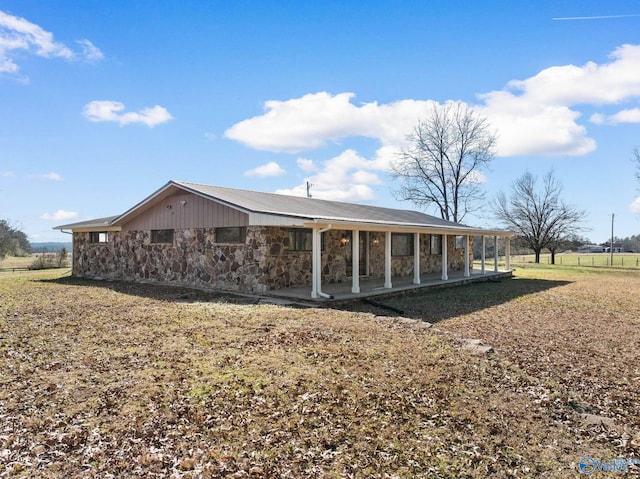 view of back of property