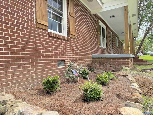 403 SW Arcadia St, Hartselle, AL 35640 - view of side of property with brick siding