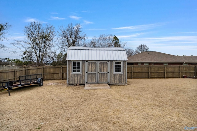 view of outbuilding