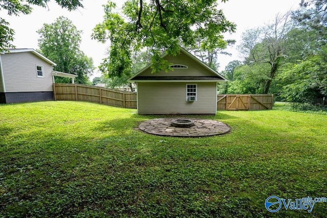 152 6th St W, Grant, AL 35747 - view of yard with a fire pit