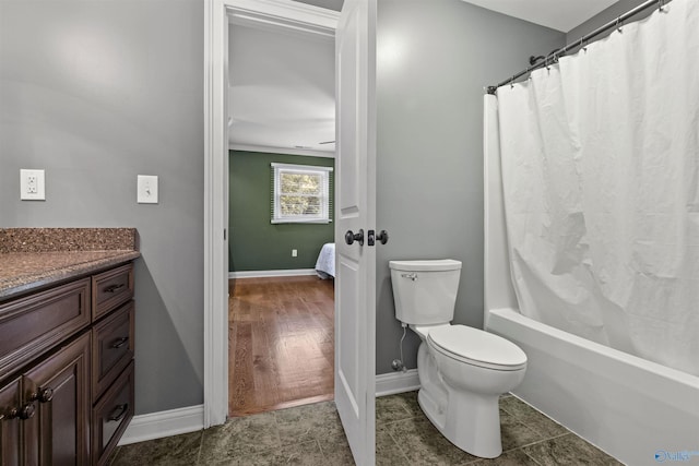 902 County Road 163, Centre, AL 35960 - full bath featuring vanity and shower / bath combo with shower curtain