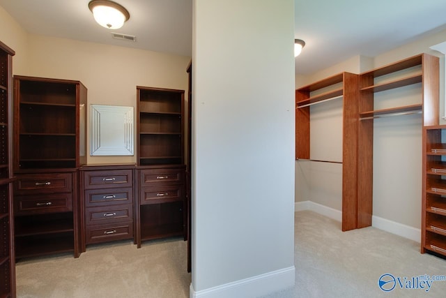 2833 High Mountain Rd NE, Huntsville, AL 35811 - spacious closet featuring light colored carpet and visible vents