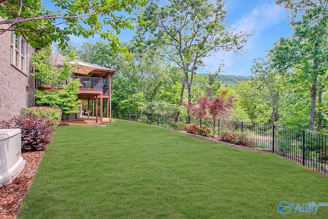 2833 High Mountain Rd NE, Huntsville, AL 35811 - view of yard with a fenced backyard