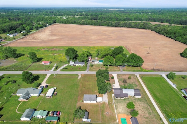 26150 Mooresville Rd, Elkmont, AL 35620 - bird's eye view with a rural view and a wooded view