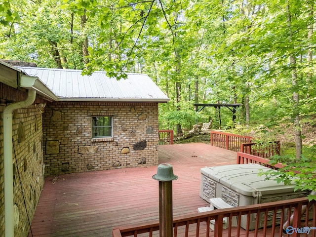 136 Higdon Rd, Falkville, AL 35622 - view of wooden deck