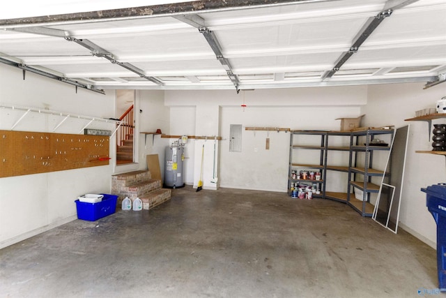 209 Leslie Ln, Harvest, AL 35749 - garage featuring water heater and electric panel