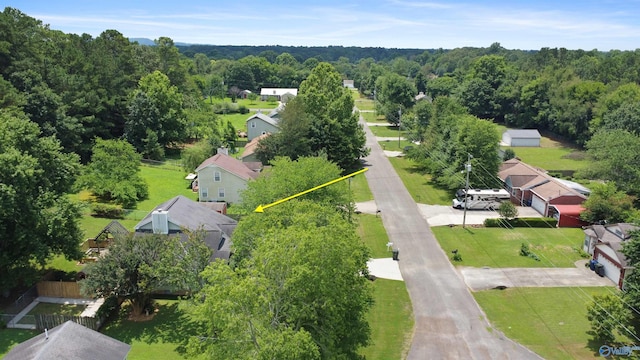 209 Leslie Ln, Harvest, AL 35749 - drone / aerial view of a heavily wooded area