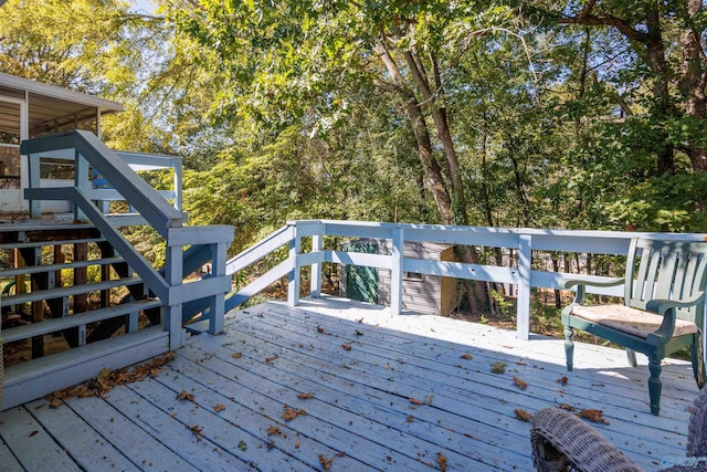 view of deck