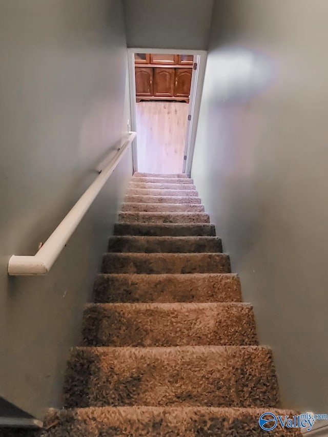 view of stairs