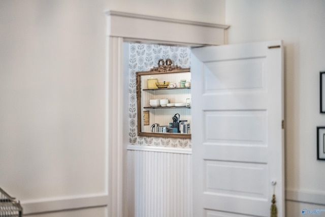 room details with wainscoting