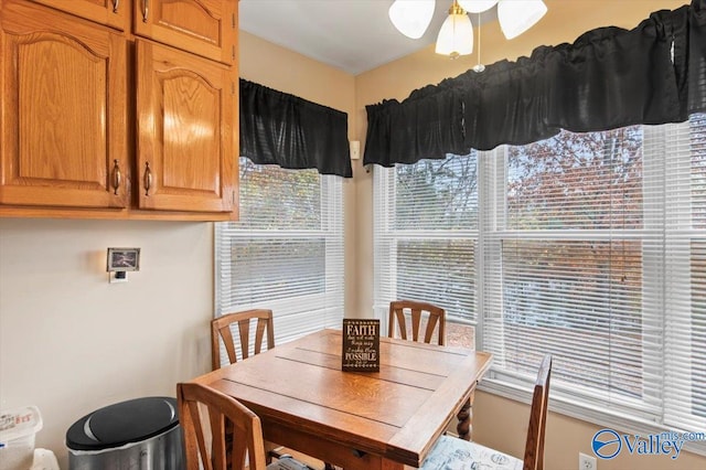 view of dining room