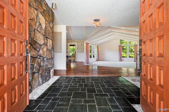 286 Griffith Dr, Centre, AL 35960 - entryway with vaulted ceiling and wood finished floors