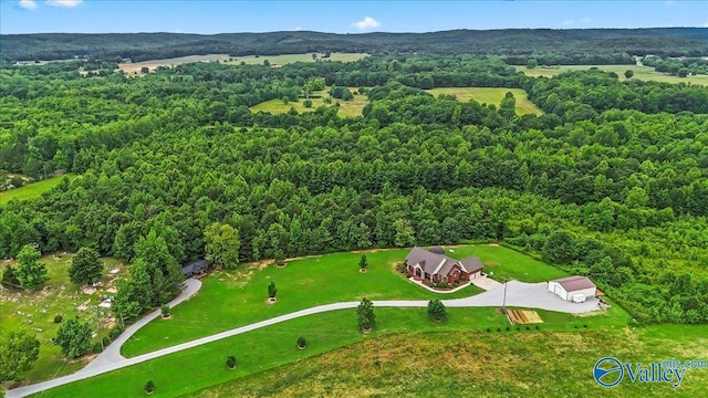 1081 County Road 190, Moulton, AL 35650 - view from above of property featuring a heavily wooded area