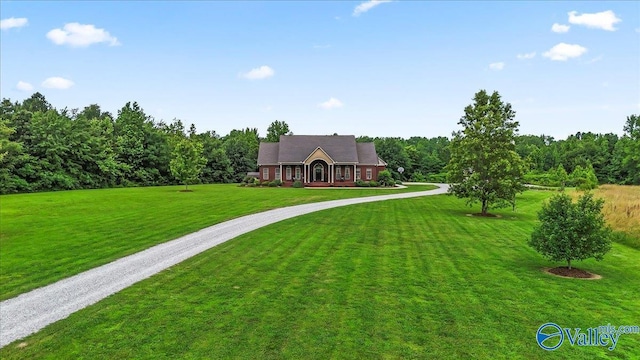 1081 County Road 190, Moulton, AL 35650 - view of front of house featuring a front lawn and driveway
