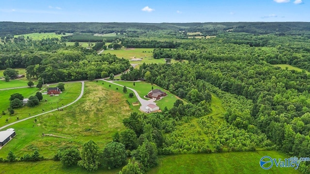 1081 County Road 190, Moulton, AL 35650 - bird's eye view of a heavily wooded area