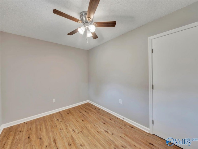 1492 County Road 314, Town Creek, AL 35672 - empty room featuring baseboards, a ceiling fan, and light wood-type flooring