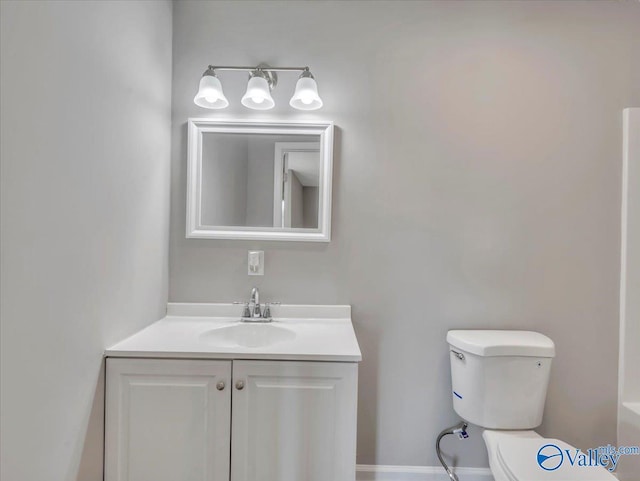 1492 County Road 314, Town Creek, AL 35672 - bathroom with toilet and vanity