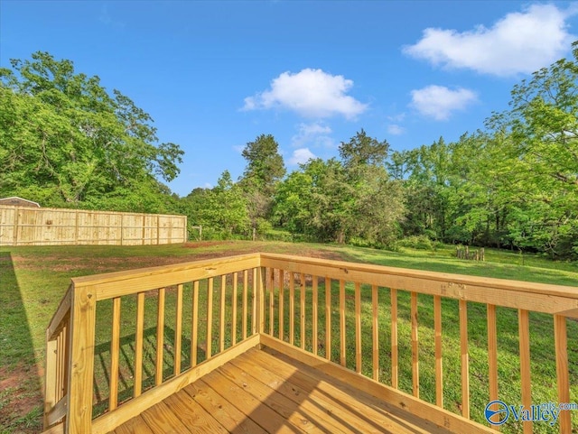 1492 County Road 314, Town Creek, AL 35672 - wooden terrace featuring a lawn