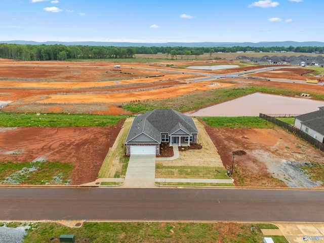 aerial view featuring a rural view